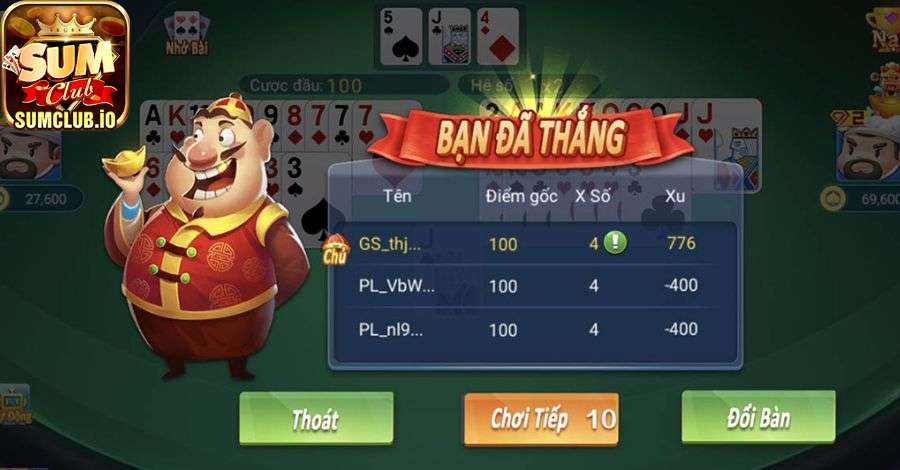 Game đánh bài đổi thưởng rút tiền mặt được nhiều người chơi săn đón