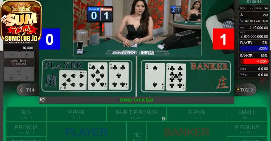 Cửa Banker và Player là hai cách đầu tư Baccarat được nhiều tay cược lựa chọn